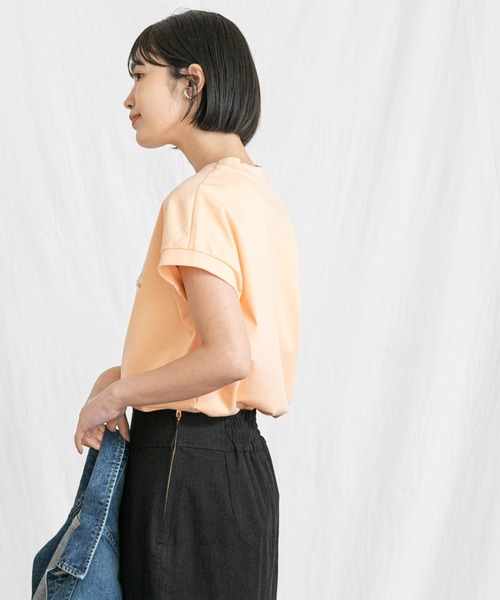 「Gready Brilliant」 「tribecca」半袖カットソー FREE チャコールグレー レディース_画像3