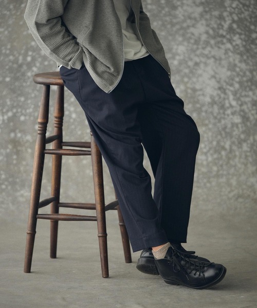 スラックス mp14228- Routine TR Stripe Pants ピンストライプスラックス パンツ(TRM25-P024A) メンズ