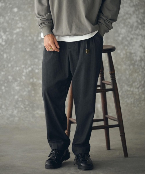 スラックス mp14228- Routine TR Stripe Pants ピンストライプスラックス パンツ(TRM25-P024A) メンズ_1