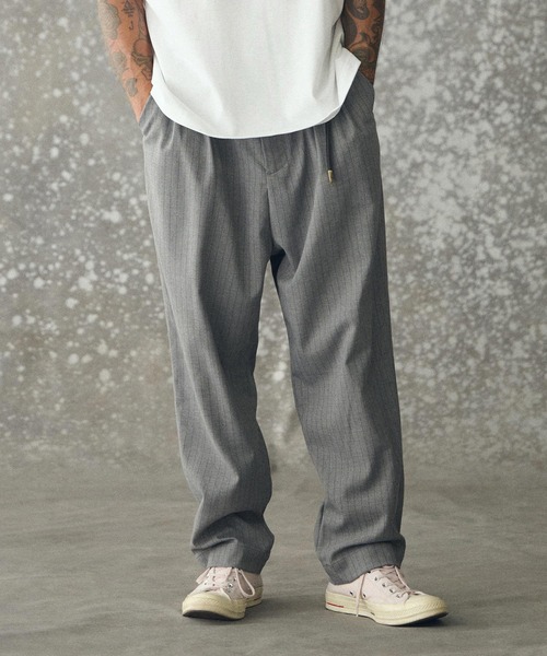スラックス mp14228- Routine TR Stripe Pants ピンストライプスラックス パンツ(TRM25-P024A) メンズ_2