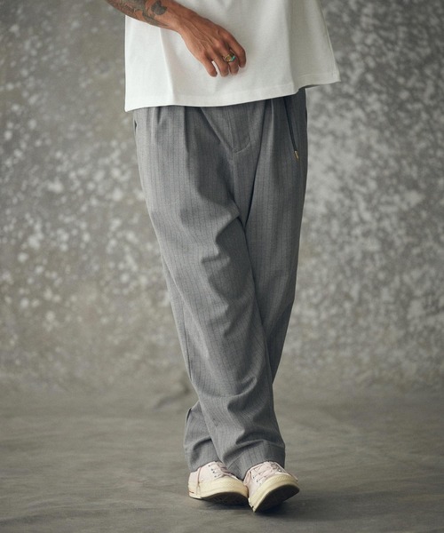 スラックス mp14228- Routine TR Stripe Pants ピンストライプスラックス パンツ(TRM25-P024A) メンズ_4