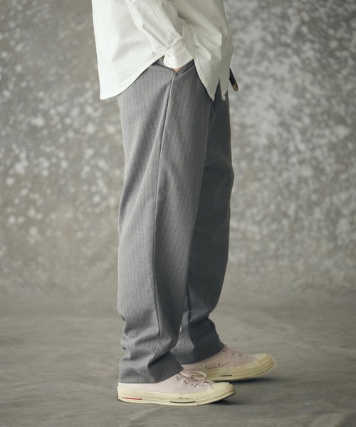 スラックス mp14228- Routine TR Stripe Pants ピンストライプスラックス パンツ(TRM25-P024A) メンズ_6