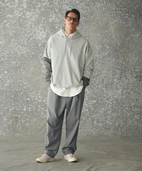 スラックス mp14228- Routine TR Stripe Pants ピンストライプスラックス パンツ(TRM25-P024A) メンズ_11