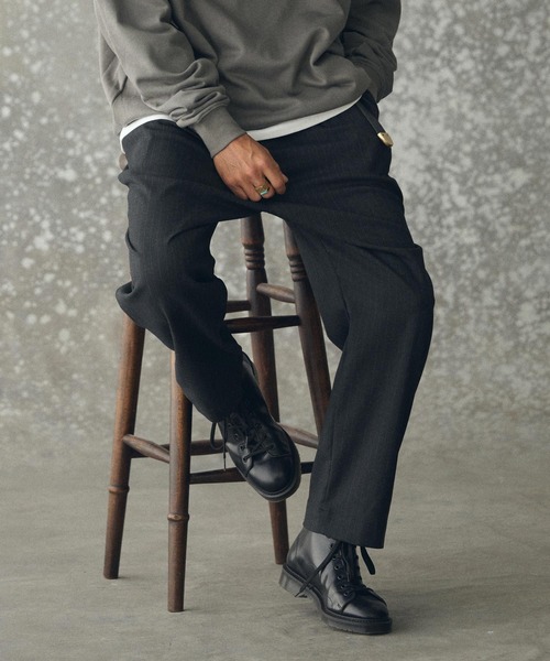 スラックス mp14228- Routine TR Stripe Pants ピンストライプスラックス パンツ(TRM25-P024A) メンズ_13