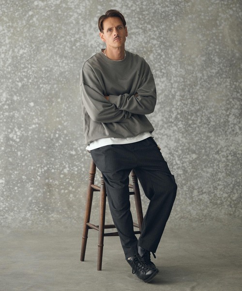 スラックス mp14228- Routine TR Stripe Pants ピンストライプスラックス パンツ(TRM25-P024A) メンズ_15