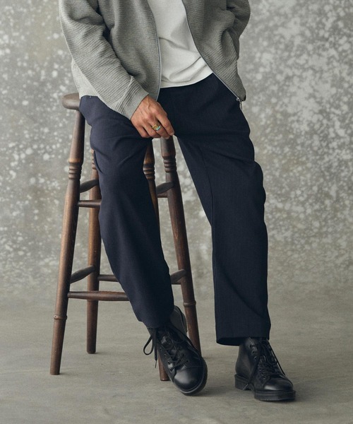 スラックス mp14228- Routine TR Stripe Pants ピンストライプスラックス パンツ(TRM25-P024A) メンズ_17