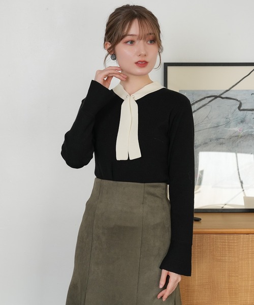 「ASTORIA ODIER」 長袖ニット MEDIUM ホワイト レディース_画像3