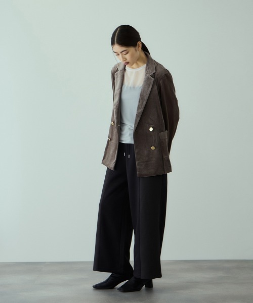 VICKY（ビッキー） ジャケット テーラードジャケット シアーベロア