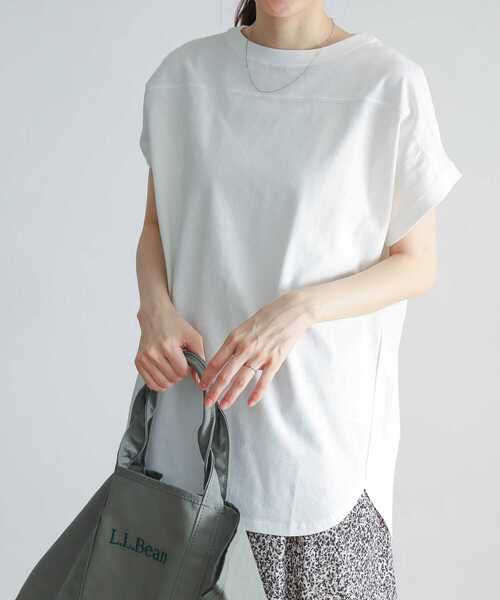 「URBAN RESEARCH DOORS」 半袖カットソー MEDIUM ブルー レディース_画像2