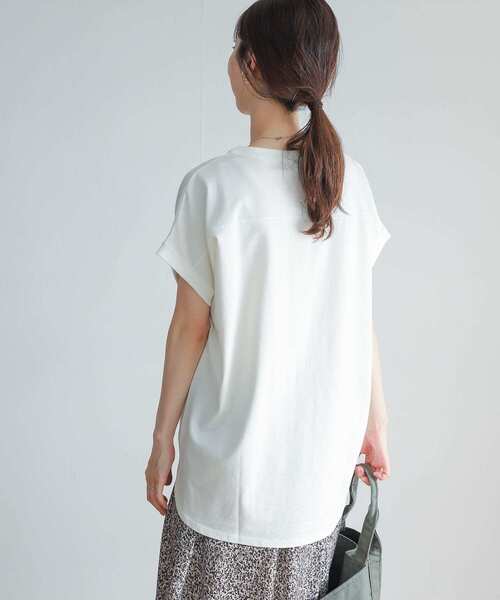 「URBAN RESEARCH DOORS」 半袖カットソー MEDIUM ブルー レディース_画像3