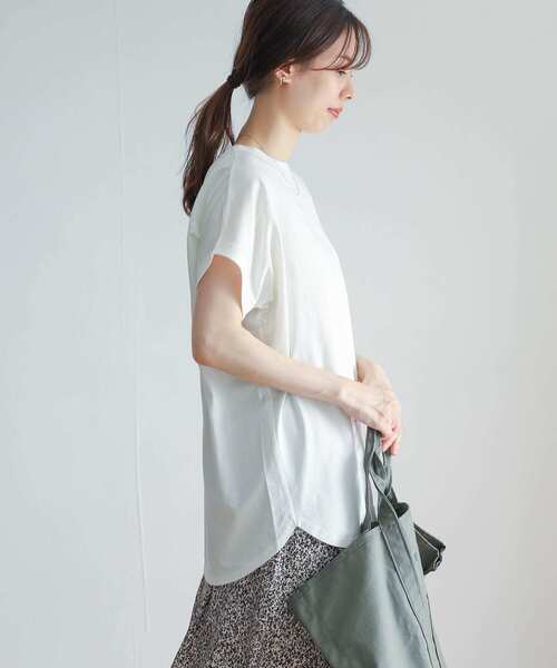 「URBAN RESEARCH DOORS」 半袖カットソー MEDIUM ブルー レディース_画像5