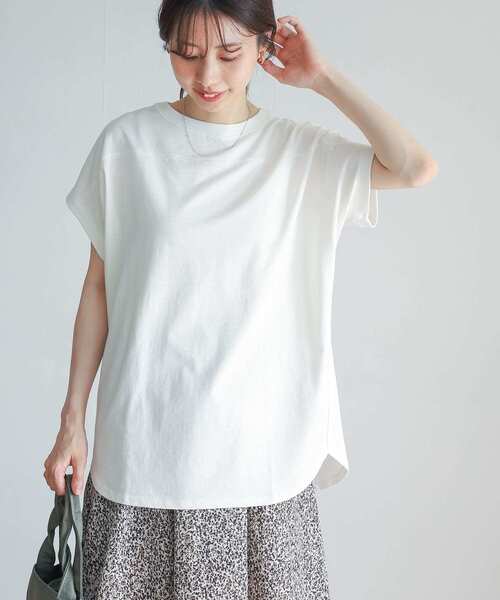 「URBAN RESEARCH DOORS」 半袖カットソー MEDIUM ブルー レディース_画像7