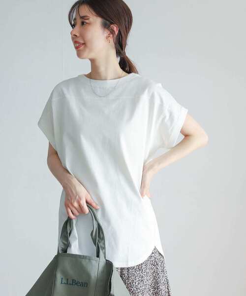 「URBAN RESEARCH DOORS」 半袖カットソー MEDIUM ブルー レディース_画像8