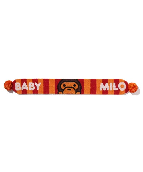A BATHING APE（アベイシングエイプ） マフラー BABY MILO STRIPE KNIT