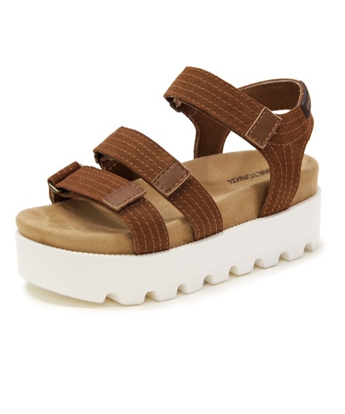 「Minnetonka」 フラットサンダル 8 ブラック レディース_画像2
