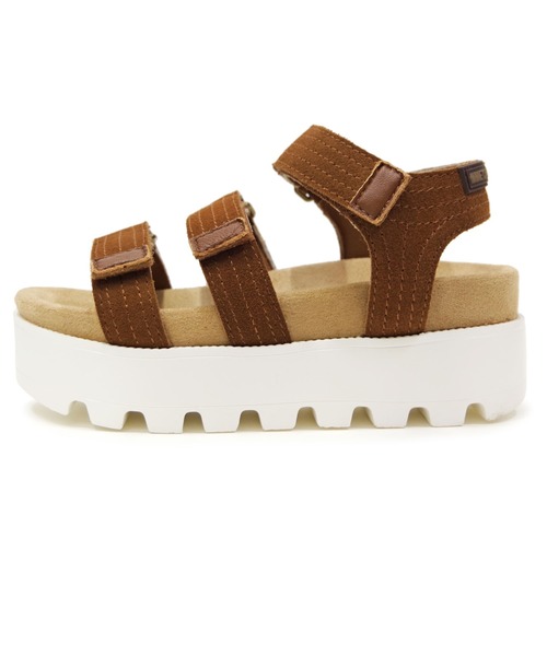 「Minnetonka」 フラットサンダル 8 ブラック レディース_画像3
