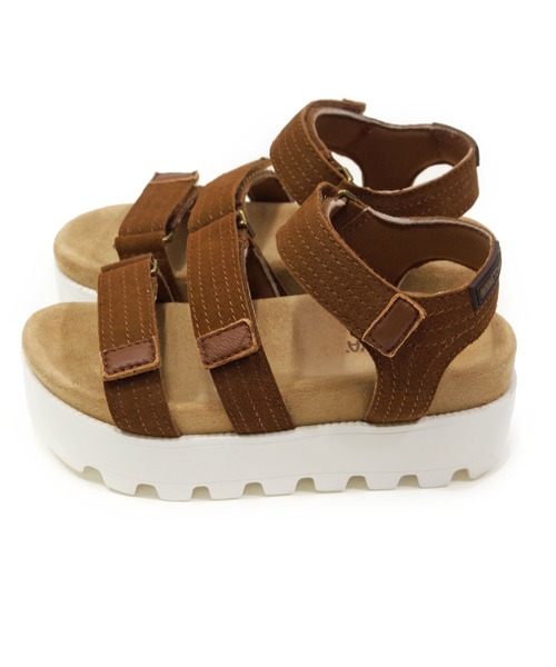 「Minnetonka」 フラットサンダル 8 ブラック レディース_画像7