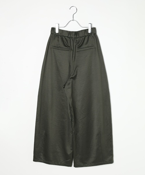 LEPSIM（レプシィム） パンツ サテンワイドコクーンパンツ 600225