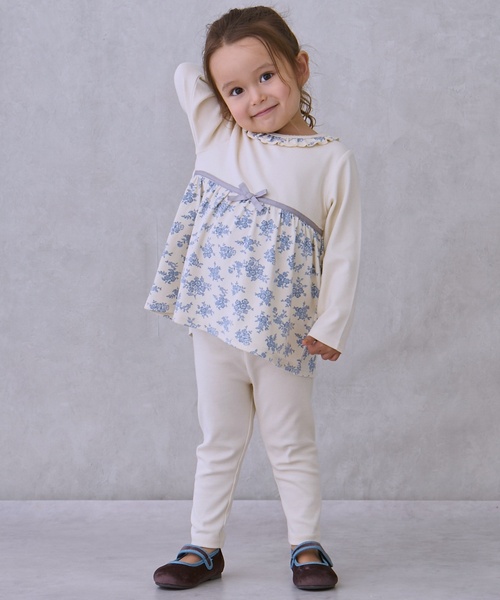 petit main レギンス スパッツ 「フワもちっと」ポケットレギンス