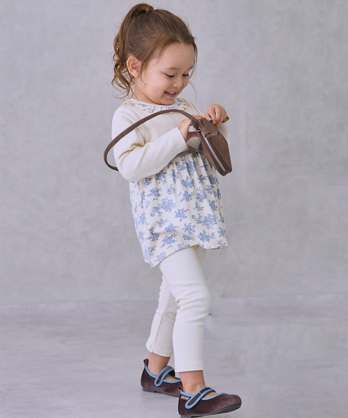 petit main レギンス スパッツ 「フワもちっと」ポケットレギンス