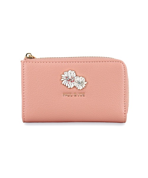 アタオ ケース　キーケース　レザー　シボ革　ピンク PAUL & JOE ACCESSOIRES（ポールアンドジョーアクセソワ） キーケース