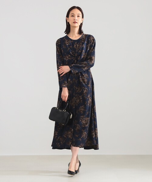 Demi-Luxe BEAMS（デミルクス ビームス） ワンピース ブーケプリント