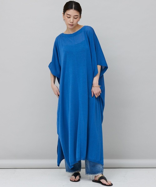 Curensology（カレンソロジー） ニットワンピース FREE ブルー