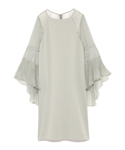 SNIDEL（スナイデル） 7分袖ワンピース 0 グリーン レディース