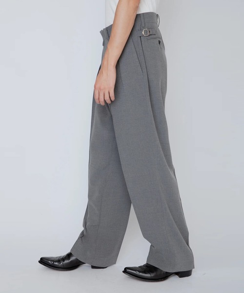 スラックス 「RAINMAKER/レインメーカー」MELANGE TWILL WIDE スラックス 「RAINMAKER/レインメーカー」MELANGE TWILL WIDE