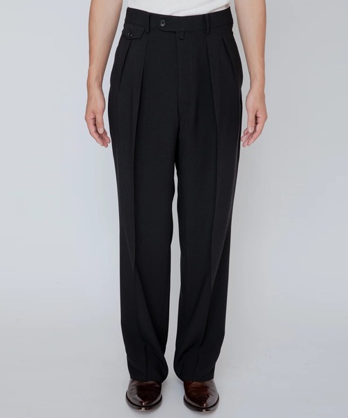 TROUSERS WIDE RAINMAKER サイズ4 メンズ ユニセックス ボトムス ドウギパンツ RAINMAKER｜ボイジャー 23SS 黒 パンツ