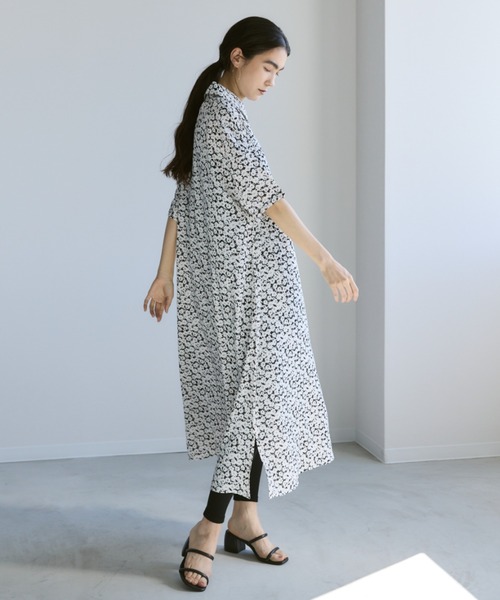 「Libra Cue」 半袖ワンピース FREE ブラック レディース_画像2