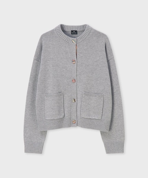 オンワード樫山　ポール、スミス、カーディガン（新品タグ付）（替ボタン付） スワール ボタン カーディガン / Paul Smith | ファッション通販