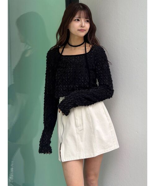 MURUA（ムルーア） デニムスカート 「セットアップ対応」サイド