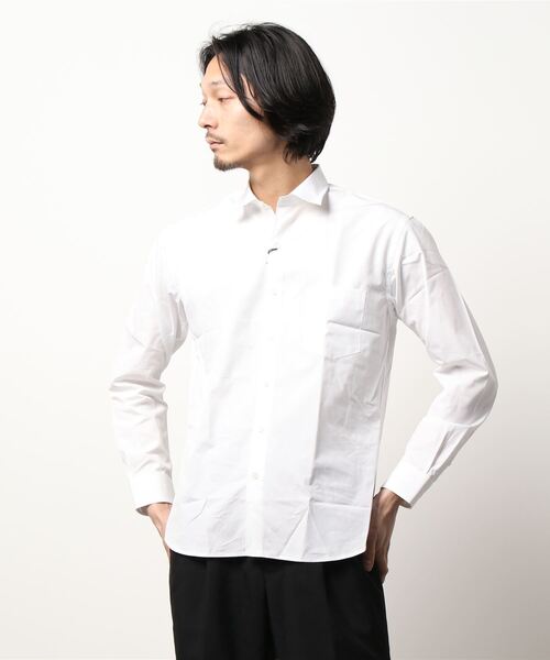 「THOMAS MASON」 長袖シャツ「URBAN RESEARCHコラボ」 SMALL ホワイト メンズ_画像2