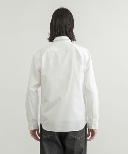 「THOMAS MASON」 長袖シャツ「URBAN RESEARCHコラボ」 SMALL ホワイト メンズ_画像3