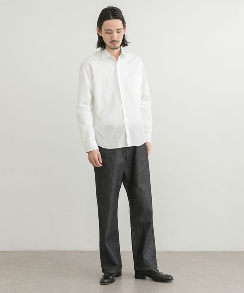 「THOMAS MASON」 長袖シャツ「URBAN RESEARCHコラボ」 SMALL ホワイト メンズ_画像7