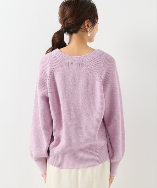 SLOBE IENA（スローブイエナ） ニットカーディガン FREE ピンク