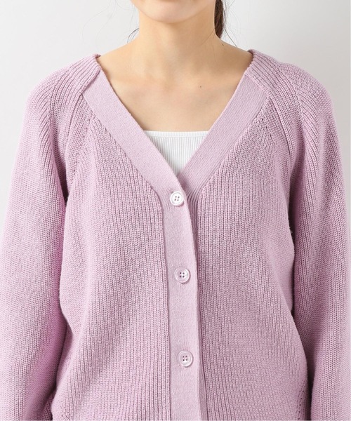 SLOBE IENA 2024年　embroidery カーディガン　ピンク SLOBE IENA（スローブイエナ）の「《追加》embroidery カーディガン