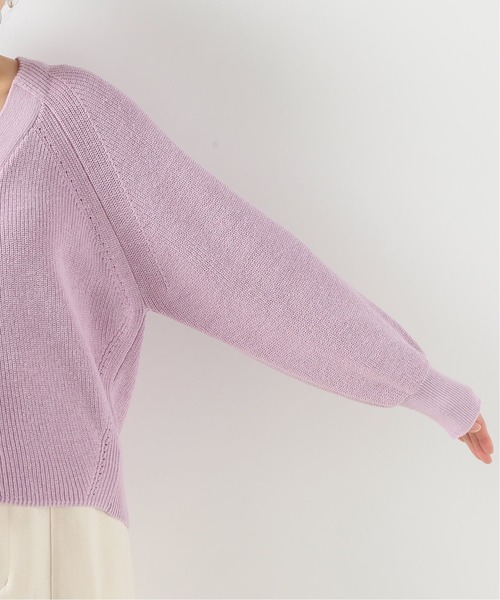 SLOBE IENA（スローブイエナ） ニットカーディガン FREE ピンク