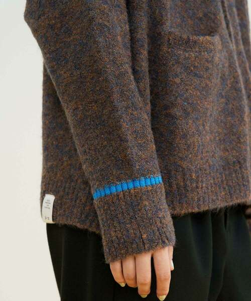 「FRAPBOIS」 ニットカーディガン 2 グリーン系その他 レディース_画像7