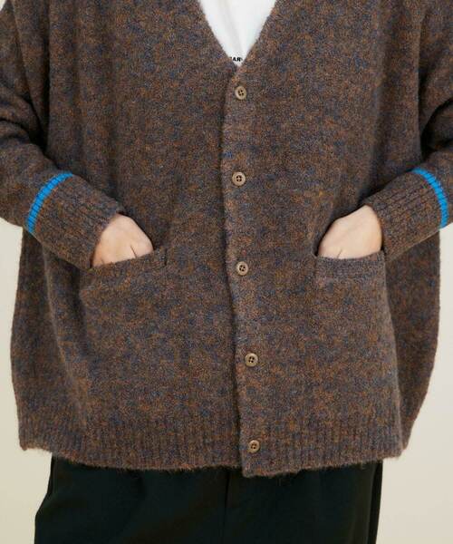 「FRAPBOIS」 ニットカーディガン 2 グリーン系その他 レディース_画像8