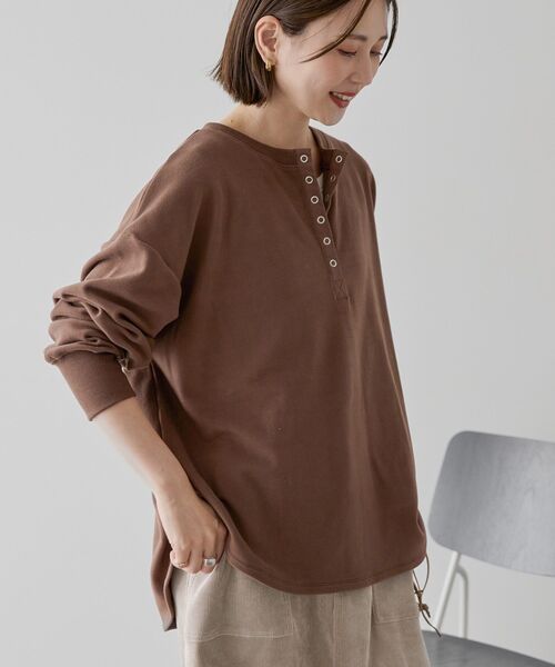 AMERICAN HOLIC（アメリカンホリック） tシャツ ソフトタッチヘンリー
