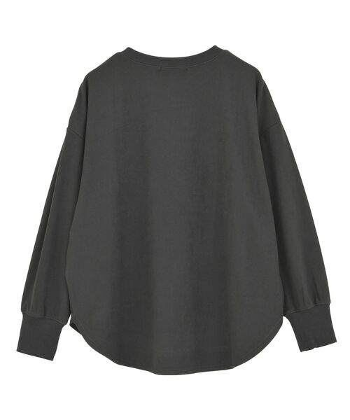 AMERICANA HENRY プルオーバー ブラック AMERICAN HOLIC（アメリカンホリック） tシャツ ソフトタッチヘンリー