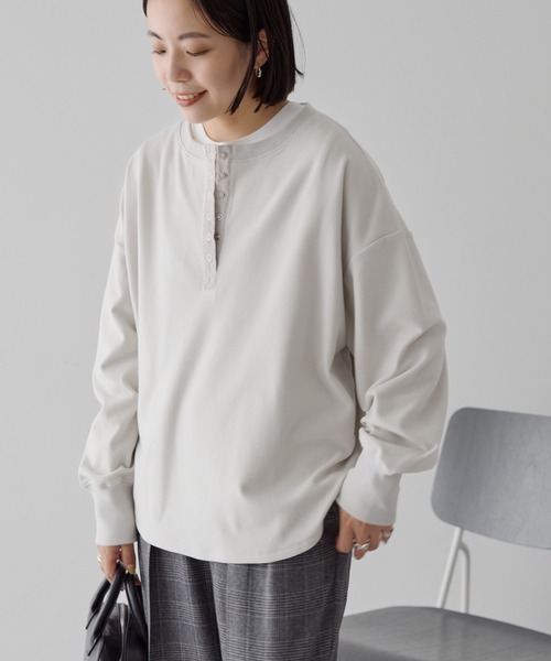 AMERICAN HOLIC（アメリカンホリック） tシャツ ソフトタッチヘンリー
