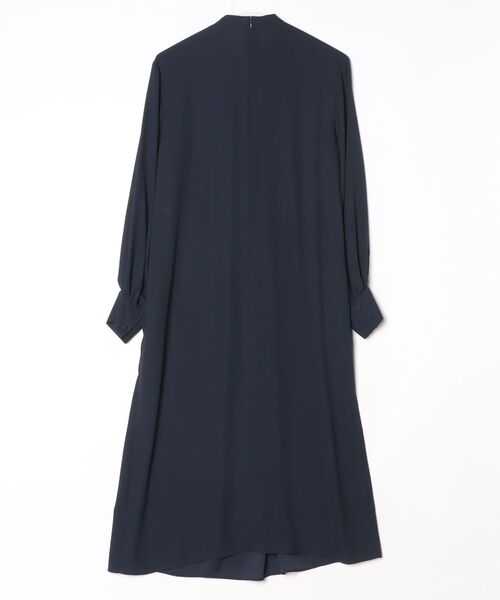 「TOMORROWLAND」 長袖ワンピース 36 ネイビー レディース_画像2