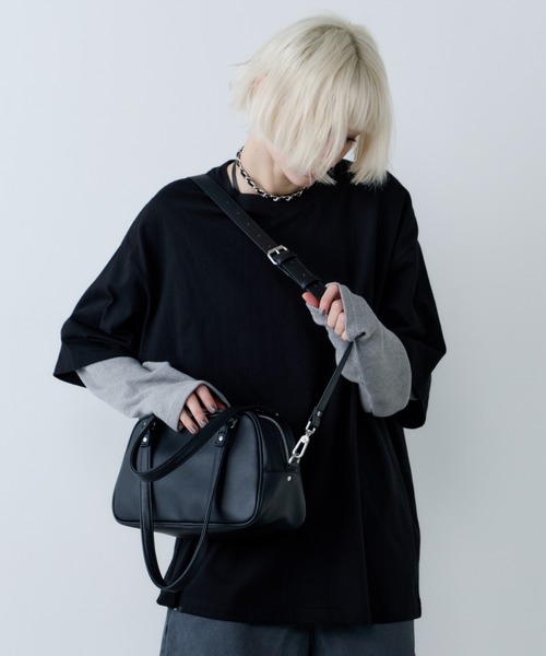 AFF AIVER tシャツ ワッフルレイヤードL/S TEE メンズ レディース 