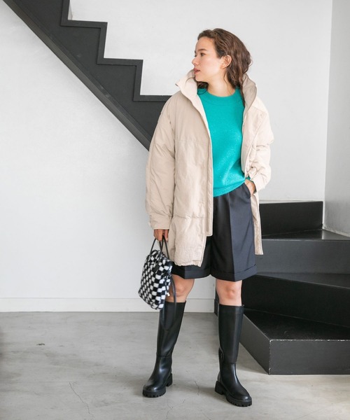 niko and... フード付きダウンジャケット niko and…（ニコアンド） ブルゾン 3 グレー メンズ : ZOZOTOWN Yahoo