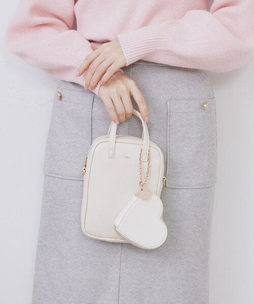 index（インデックス） ショルダーバッグ バッグ 「2WAY」ハートポーチ