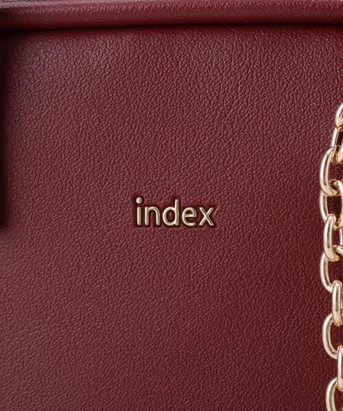 index（インデックス） ショルダーバッグ バッグ 「2WAY」ハートポーチ