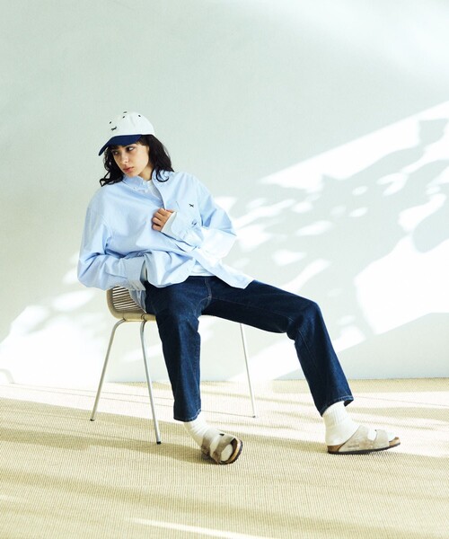 TOWNCRAFT（タウンクラフト） 長袖シャツ MEDIUM ブルー メンズ